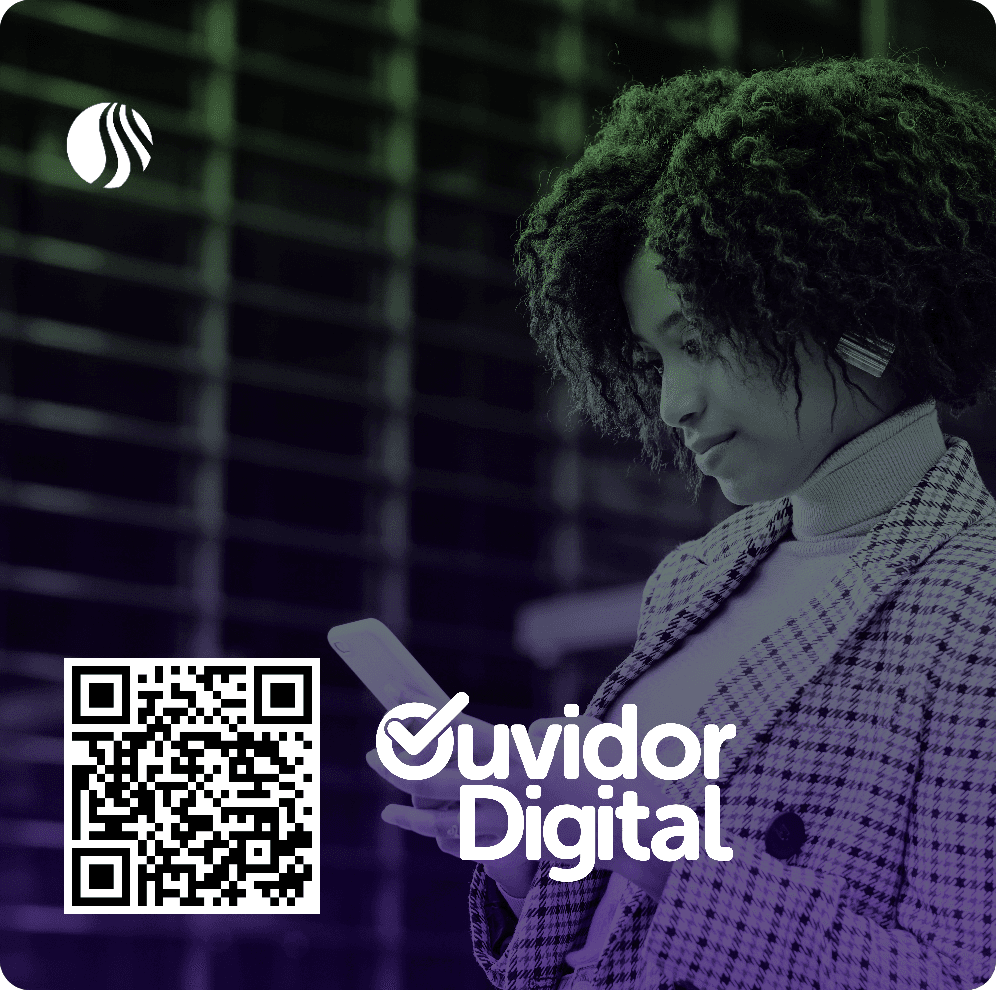 imagem com qrcode do link de redirecionamento para ouvidoria Pro Solus